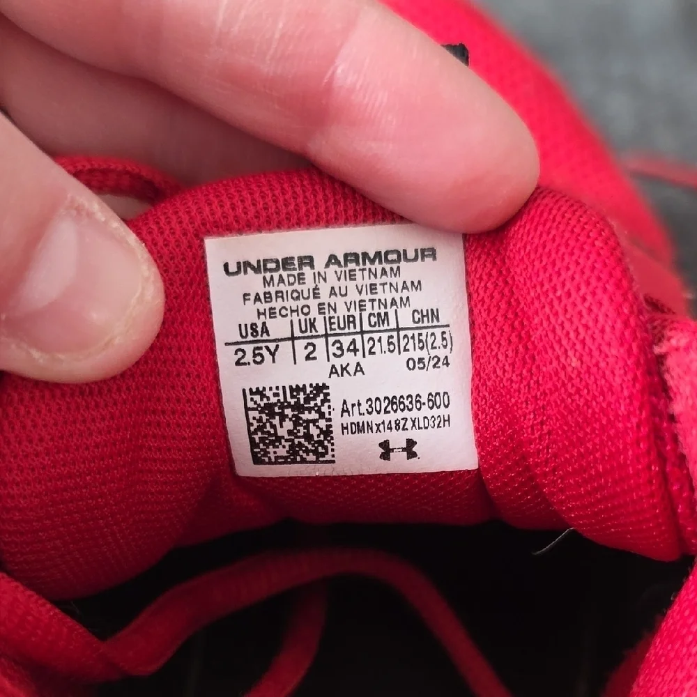 Under Armour vibrant red